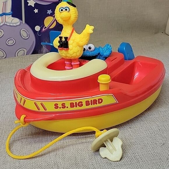 Sesame Street ELMO, COOKIE, MONSTER, ERNIE 2001 Construction Vehicles Cars VTG - Picture 7 of 11